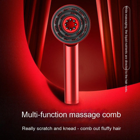 Image of Fluffy Comb Scalp Massager Infrared Hair Care And Beauty