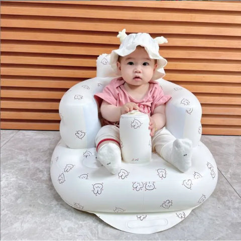 Image of Inflatable Baby Chair for Dining & Bath