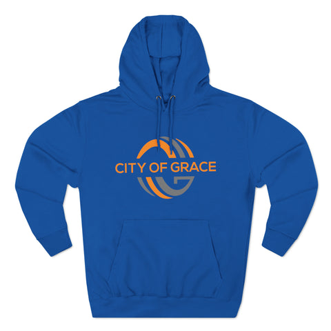 Image of City Of Grace Three-Panel Fleece Hoodie