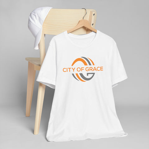 Image of City of Grace Unisex Jersey Center Chest