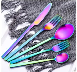 Image of Colorful Romantic Dinner Set