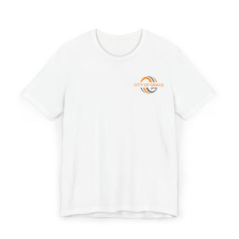 Image of City of Grace Unisex Jersey Left Chest