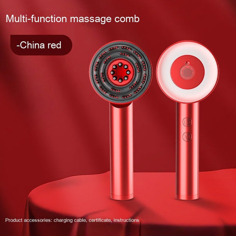 Image of Fluffy Comb Scalp Massager Infrared Hair Care And Beauty