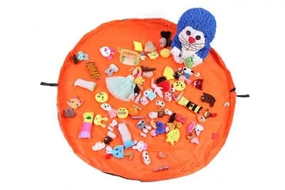 Image of Portable Kids Toy Storage Bag and Play Mat Lego