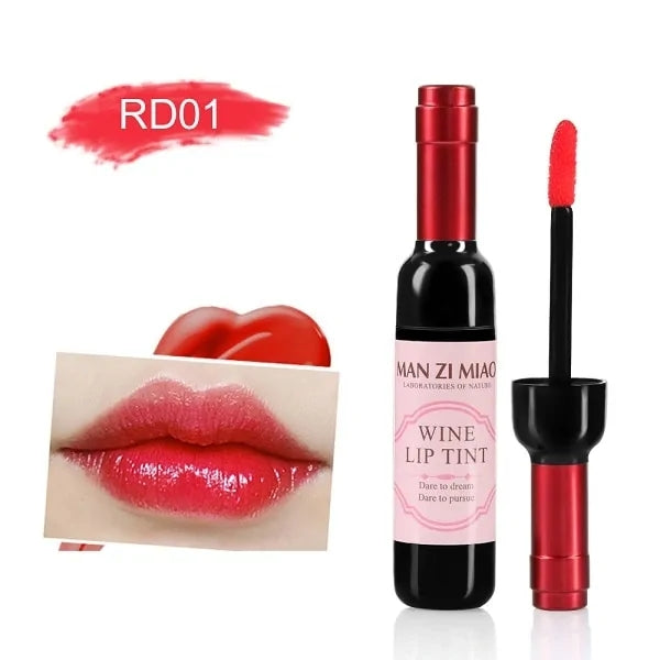 Waterproof Wine Shape Lip Tint Gloss