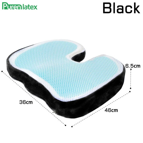 Image of PurenLatex 46*36 U Shape Silicone Gel Cushion Memory Foam Pillow