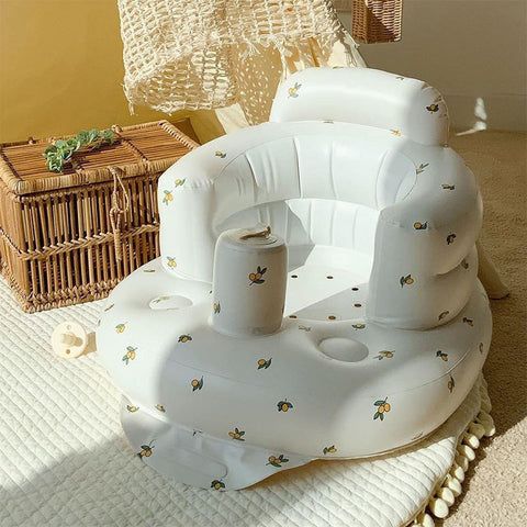 Image of Inflatable Baby Chair for Dining & Bath