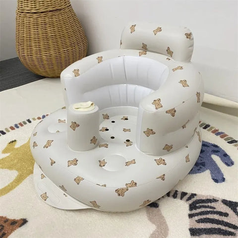 Image of Inflatable Baby Chair for Dining & Bath