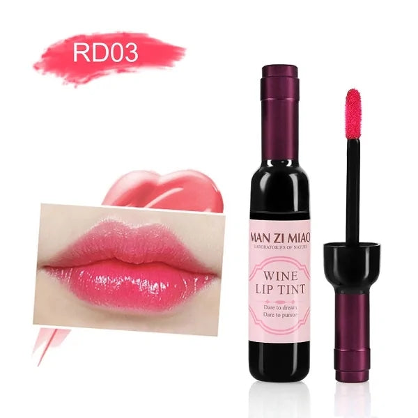 Waterproof Wine Shape Lip Tint Gloss