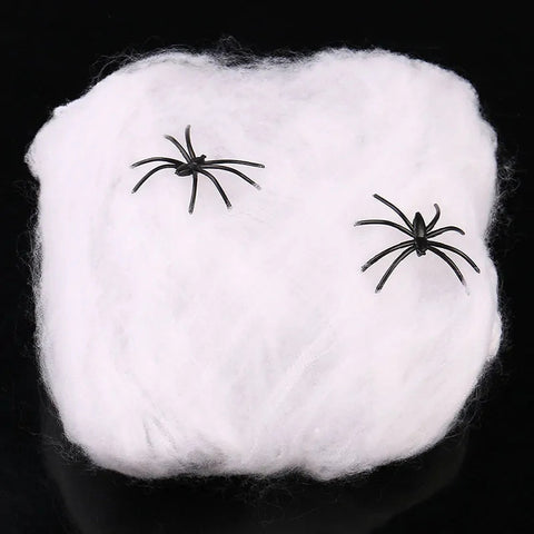 Image of Spider Web Horror Halloween Decoration For Bar Haunted House