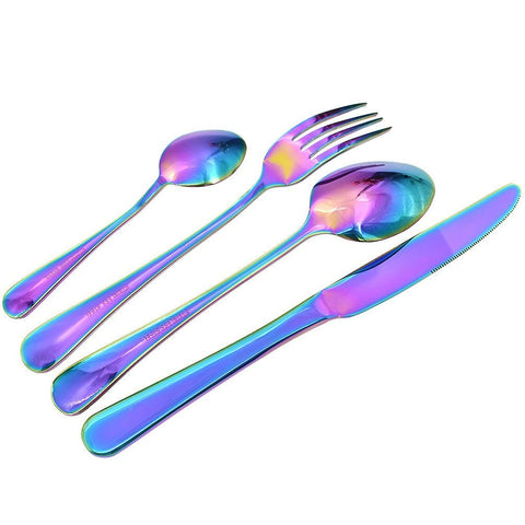 Image of Colorful Romantic Dinner Set