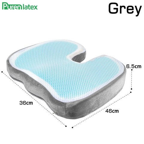 Image of PurenLatex 46*36 U Shape Silicone Gel Cushion Memory Foam Pillow