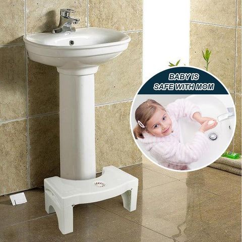Image of Folding Multi-Function Toilet Stool