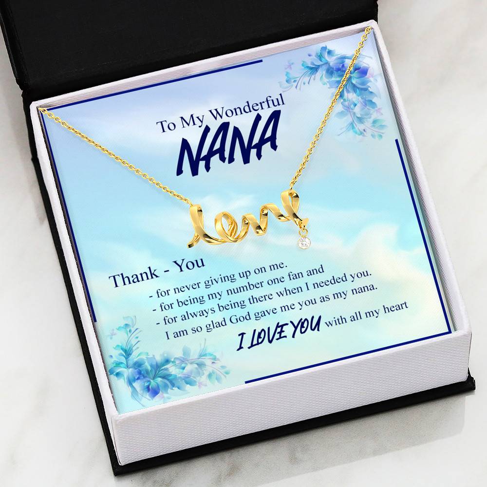 To My Wonderful Nana