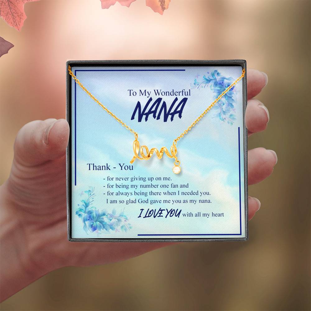 To My Wonderful Nana