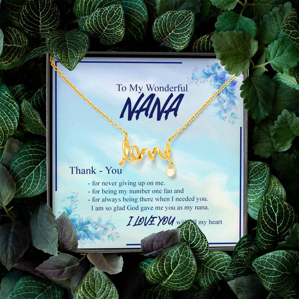 To My Wonderful Nana