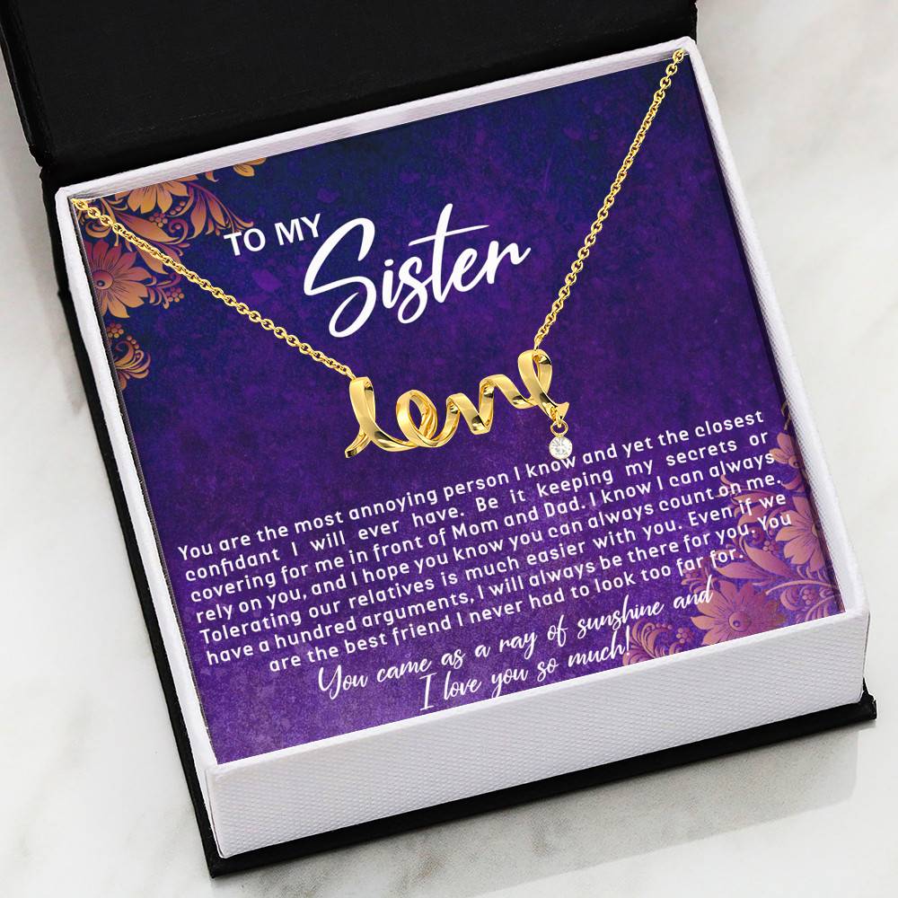 To My Sister