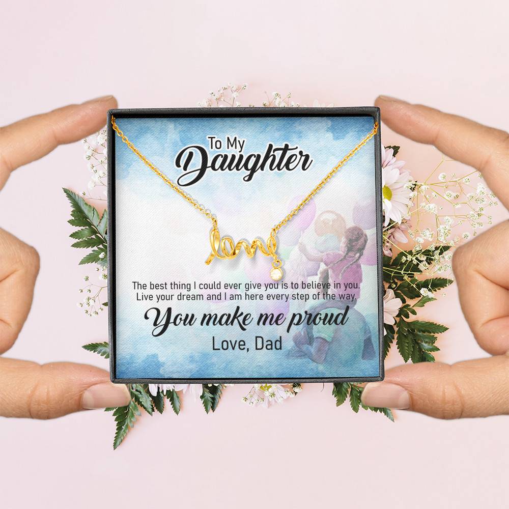 To My Daughter, Love Dad