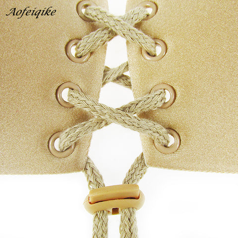 Image of Strapless Drawstrings Push Up Bra