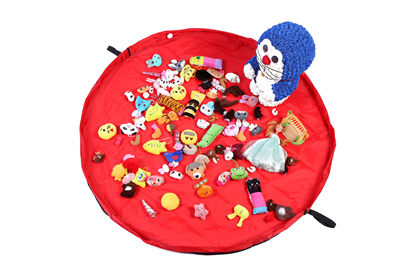 Image of Portable Kids Toy Storage Bag and Play Mat Lego