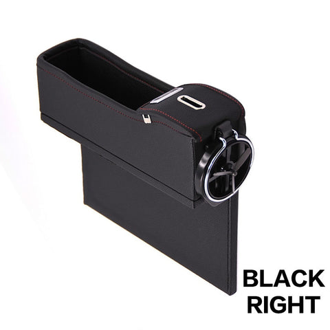 Image of Car seat storage box and drink holder