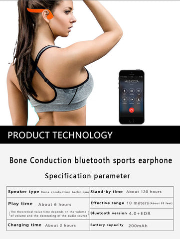Image of Wireless Bone Conduction Headphones