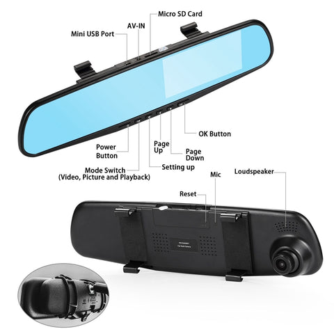 Image of TripCam PRO - Car 1080P Dual Lens Dash Camera