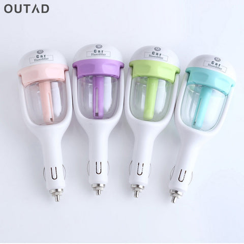 Image of Car Humidifier, Air Purifier, Essential Oil Diffuser and Portable Auto Mist Maker