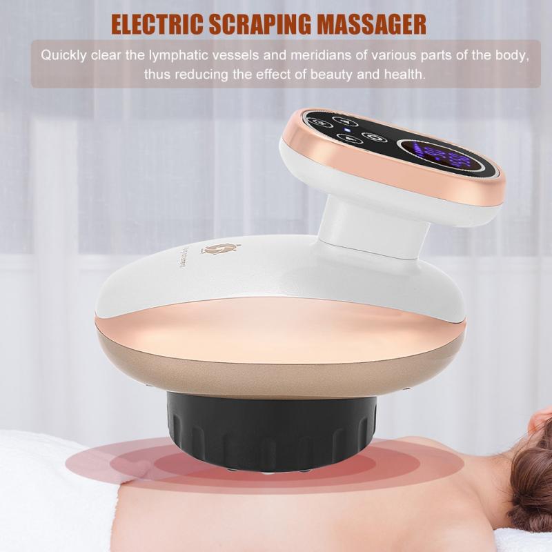 Electric scraping rechargeable massager