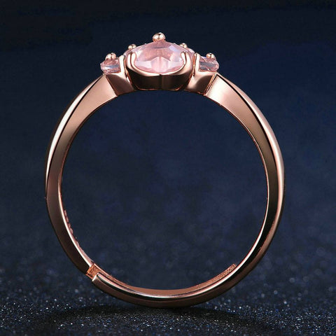 Image of ROSE QUARTZ RING