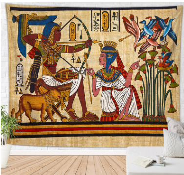 Image of Abstract Art Tapestry Egypt Style