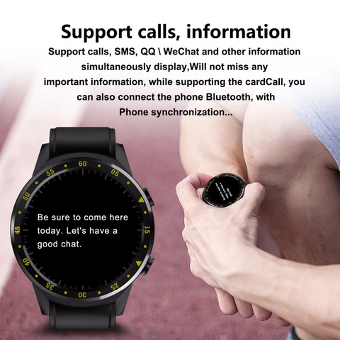 Image of Sports Pedometer GPS Smart Watch with Camera Support