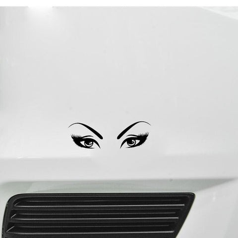 Image of Mysterious Look Women Eyes Car Sticker Decoration