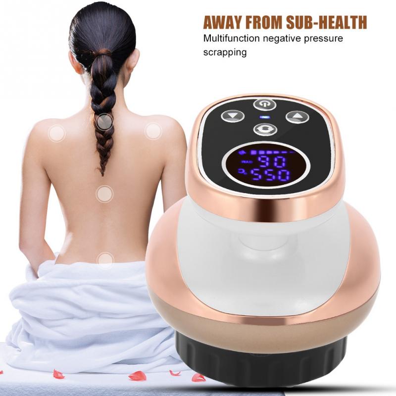 Electric scraping rechargeable massager