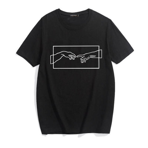 Image of Michelangelo T Shirt Aesthetic Art Harajuku Graphic Tees
