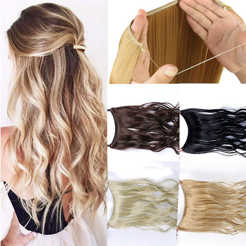 Image of Invisible Halo Hair Extensions