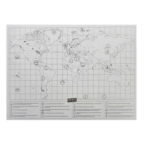 Image of Scratch Off Travelers Map - Must have for serious travelers