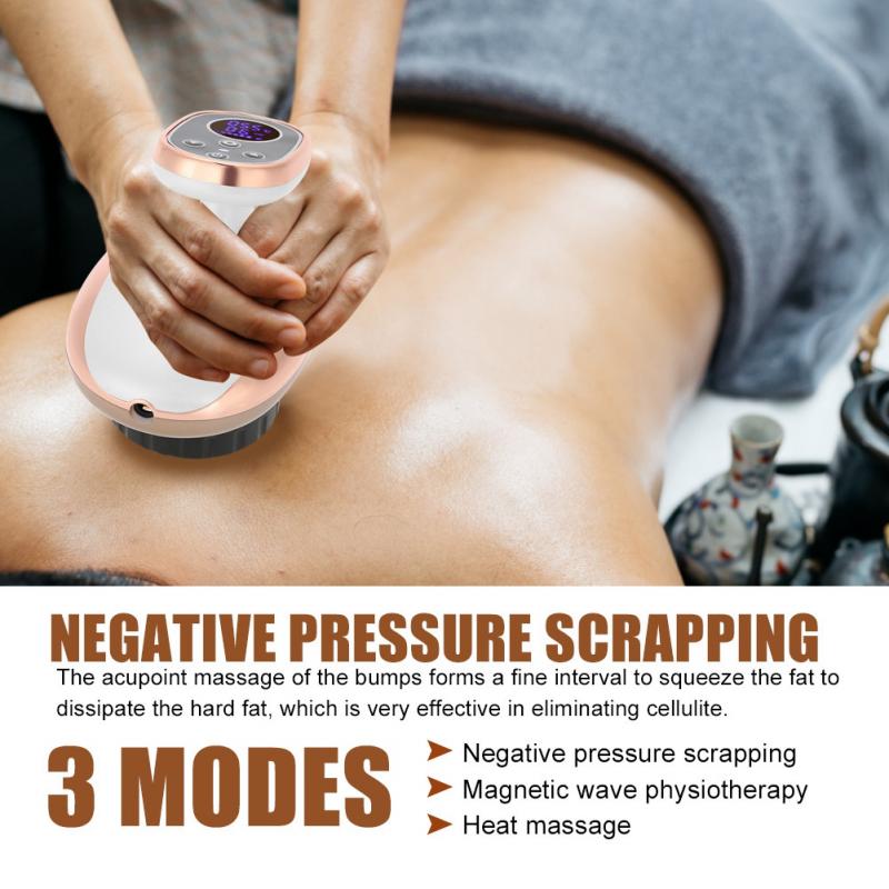 Electric scraping rechargeable massager