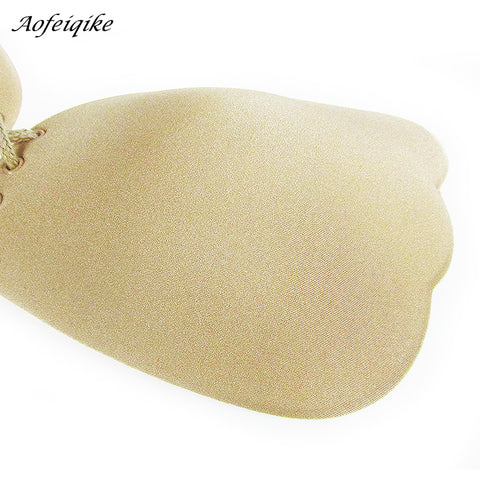 Image of Strapless Drawstrings Push Up Bra
