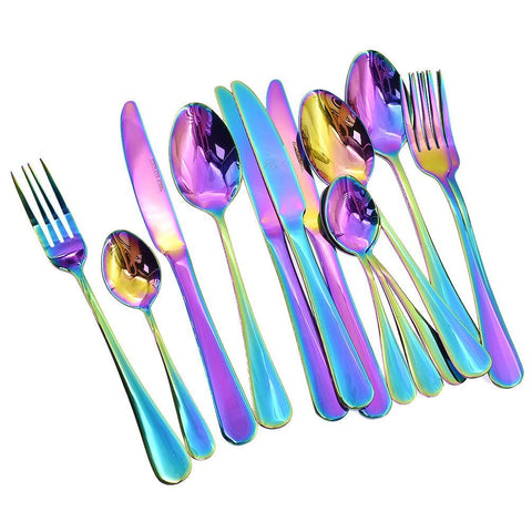 Image of Colorful Romantic Dinner Set