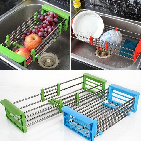 Image of Kitchen Telescopic Drainer Rack