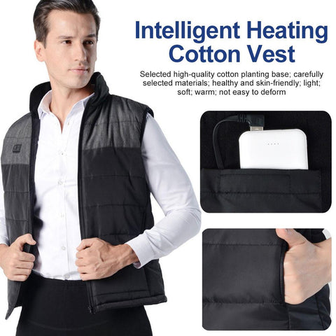 Image of Outdoor Men/Women Electric Heated Winter Vest