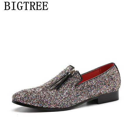 Image of glitter coiffeur loafers men dress shoe