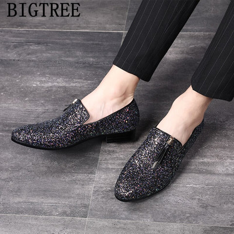 Image of glitter coiffeur loafers men dress shoe