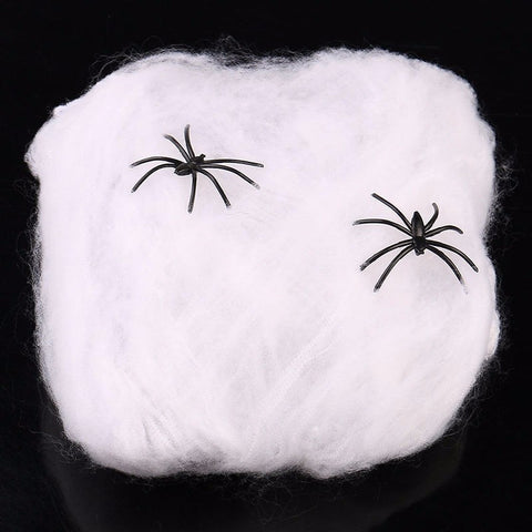 Image of Spider Web Horror Halloween Decoration For Bar Haunted House