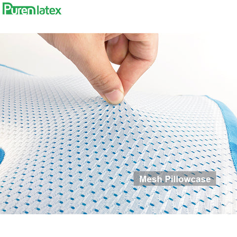 Image of PurenLatex 46*36 U Shape Silicone Gel Cushion Memory Foam Pillow