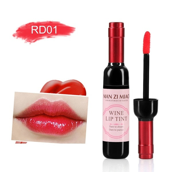 Waterproof Wine Shape Lip Tint Gloss