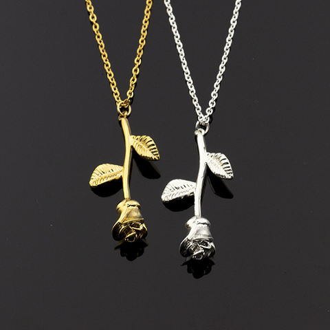 Image of Rose Flower Necklace