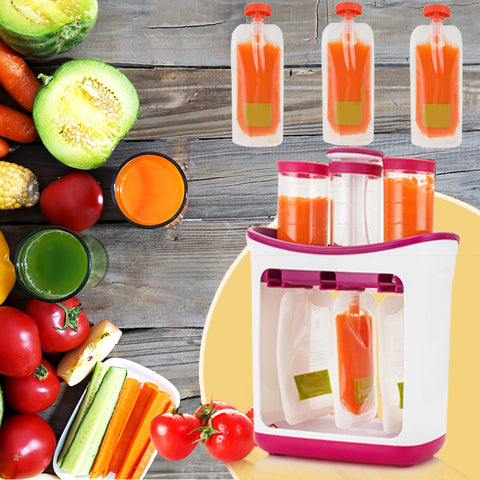 Image of DIY Baby Food Squeeze Station