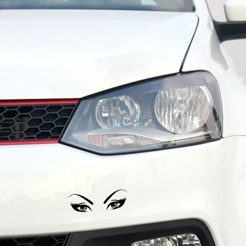Image of Mysterious Look Women Eyes Car Sticker Decoration
